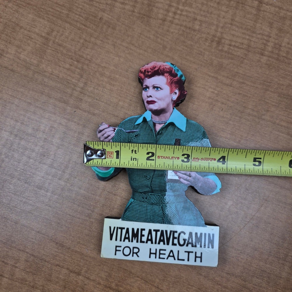 Lucille Ball I Love Lucy Vitameatavegamin For Health  Magnet 6" Thick - Picture 9 of 10